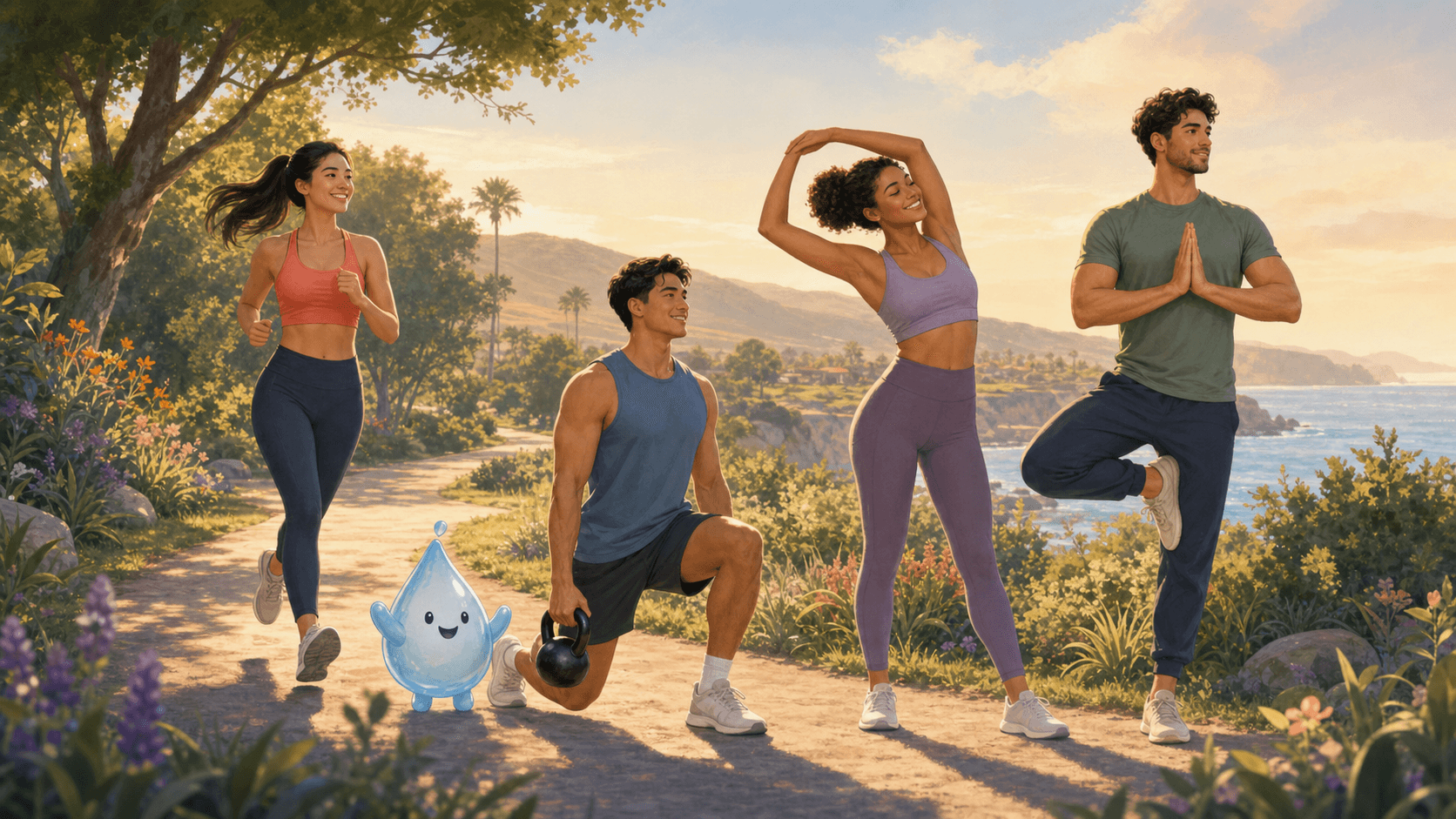 Cardio, strength, flexibility, balance — and a longer life